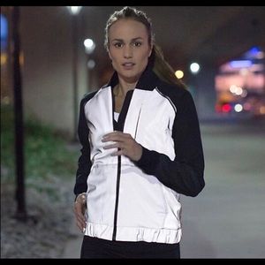 Lululemon bright bomber jacket *reflective